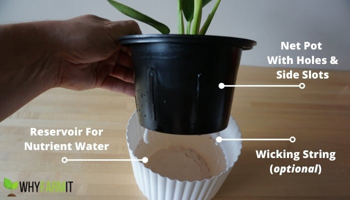 Semi Hydroponic Net Pot Set