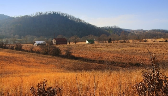 A beautiful piece of farmland in rural Tennessee.