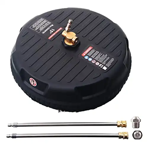 M MINGLE 15 Inch Pressure Washer Surface Cleaner, 3600 PSI