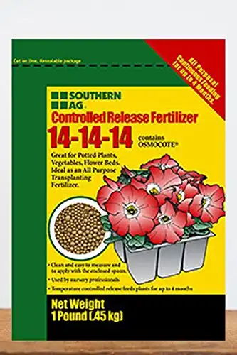 Southern Ag Osmocote Controlled Release Fertilizer 14-14-14, 1 LB