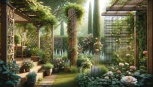 Garden Design with Trellis