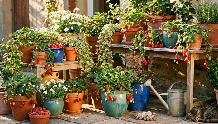 Growing Strawberries in Containers: Variety Guide & Care Tips