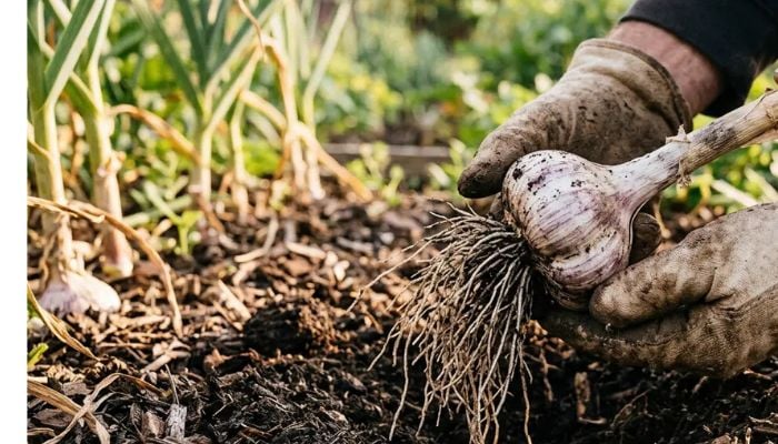 When To Harvest Garlic (and How To Cure It for Long Storage)